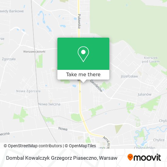 Dombal Kowalczyk Grzegorz Piaseczno map