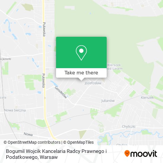 Bogumil Wojcik Kancelaria Radcy Prawnego i Podatkowego map