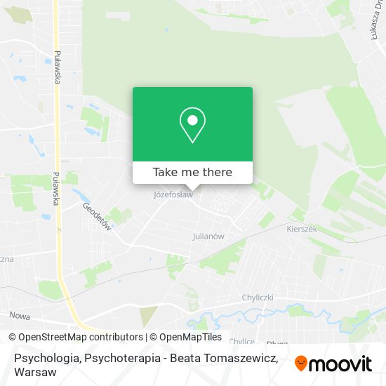 Psychologia, Psychoterapia - Beata Tomaszewicz map