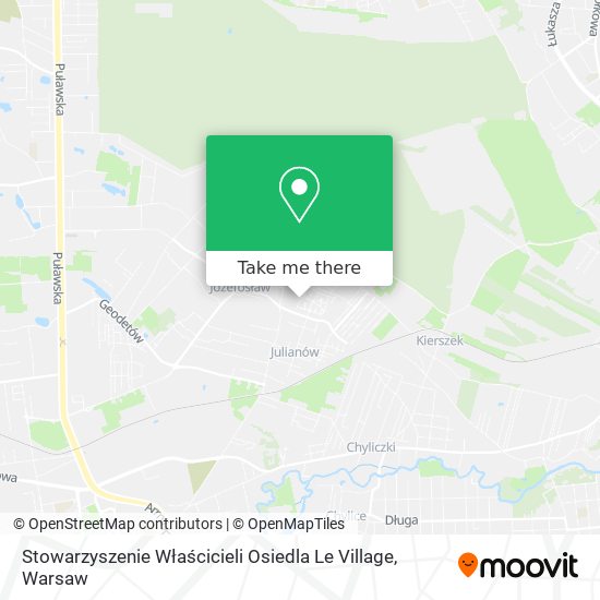 Stowarzyszenie Właścicieli Osiedla Le Village map