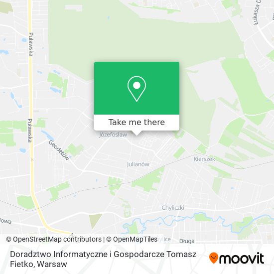 Doradztwo Informatyczne i Gospodarcze Tomasz Fietko map