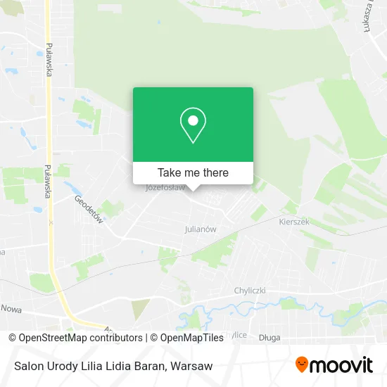 Salon Urody Lilia Lidia Baran map