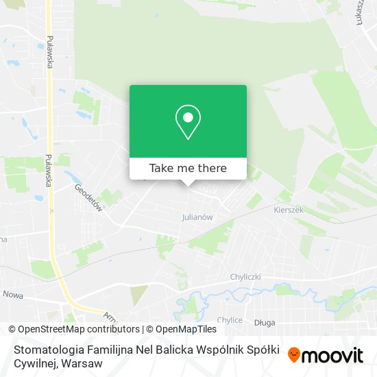 Stomatologia Familijna Nel Balicka Wspólnik Spółki Cywilnej map