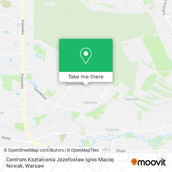 Centrum Kształcenia Józefosław Ignis Maciej Nowak map