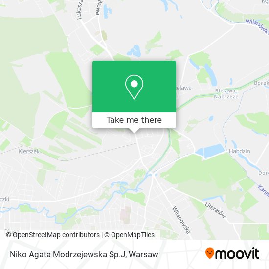 Niko Agata Modrzejewska Sp.J map