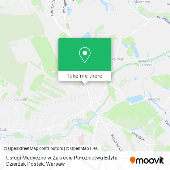 Usługi Medyczne w Zakresie Położnictwa Edyta Dzierżak Postek map