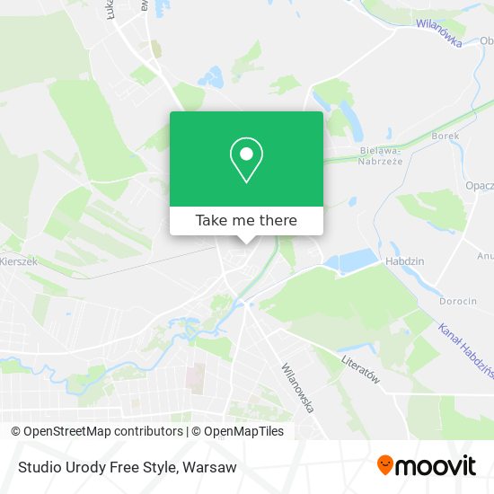 Studio Urody Free Style map