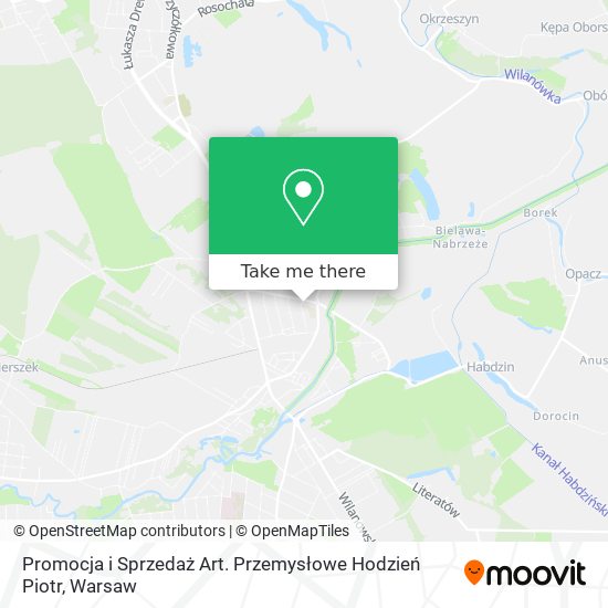 Promocja i Sprzedaż Art. Przemysłowe Hodzień Piotr map