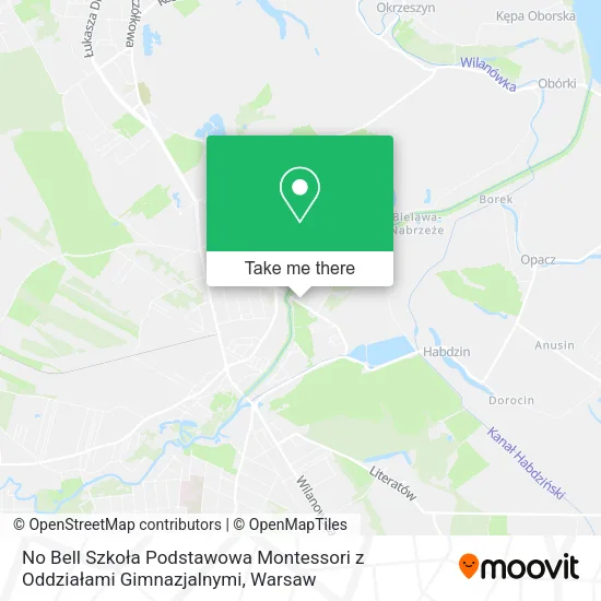 No Bell Szkoła Podstawowa Montessori z Oddziałami Gimnazjalnymi map