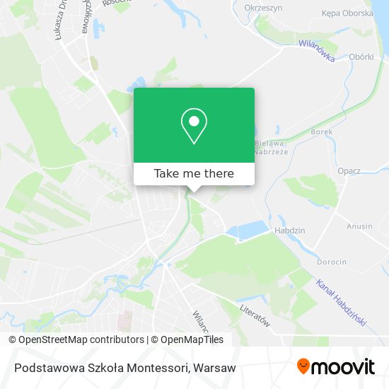 Карта Podstawowa Szkoła Montessori