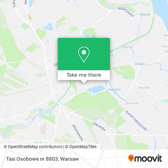 Taxi Osobowe nr 8803 map