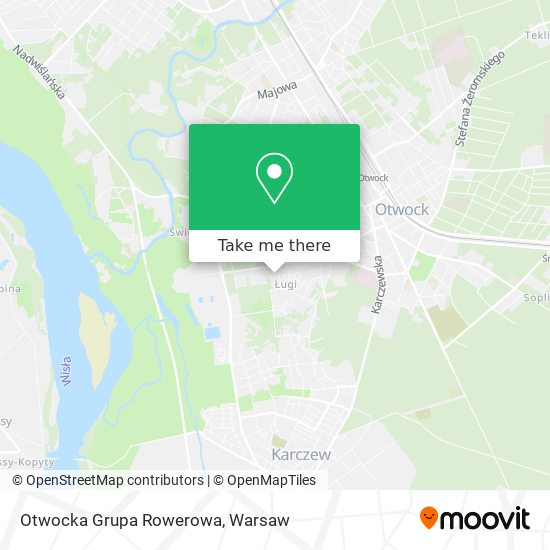 Otwocka Grupa Rowerowa map