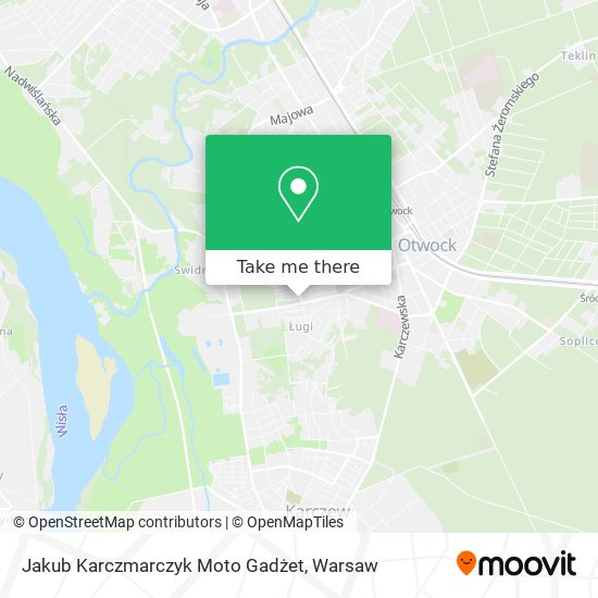 Jakub Karczmarczyk Moto Gadżet map