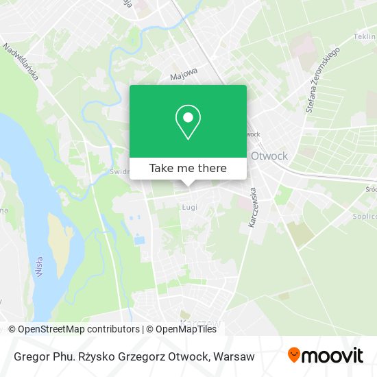 Gregor Phu. Rżysko Grzegorz Otwock map