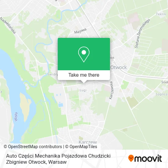 Auto Części Mechanika Pojazdowa Chudzicki Zbigniew Otwock map