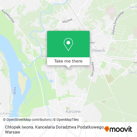 Chłopek Iwona. Kancelaria Doradztwa Podatkowego map