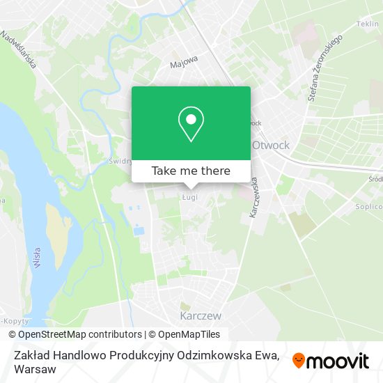 Карта Zakład Handlowo Produkcyjny Odzimkowska Ewa