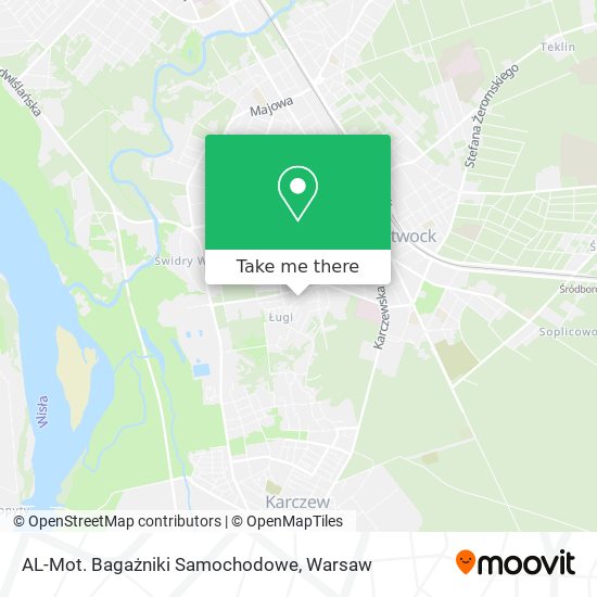 AL-Mot. Bagażniki Samochodowe map