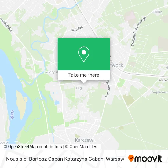 Nous s.c. Bartosz Caban Katarzyna Caban map
