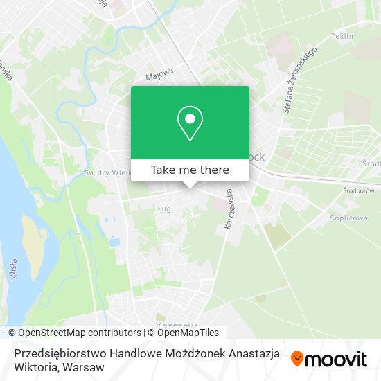 Przedsiębiorstwo Handlowe Możdżonek Anastazja Wiktoria map