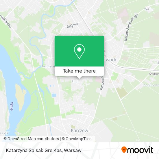 Katarzyna Spisak Gre Kas map