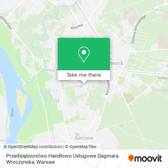 Przedsiębiorstwo Handlowo Usługowe Dagmara Wroczynska map