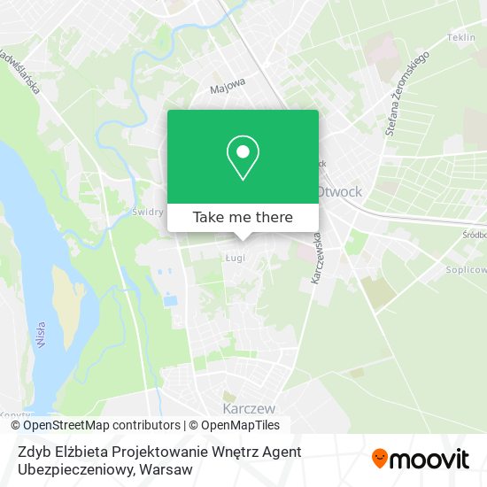 Zdyb Elżbieta Projektowanie Wnętrz Agent Ubezpieczeniowy map