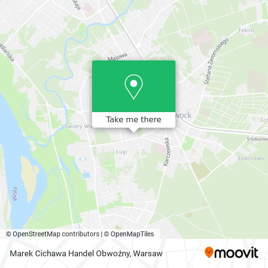 Marek Cichawa Handel Obwoźny map