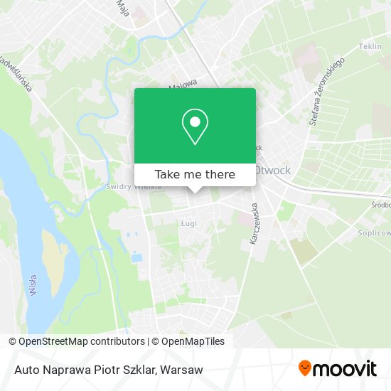 Auto Naprawa Piotr Szklar map