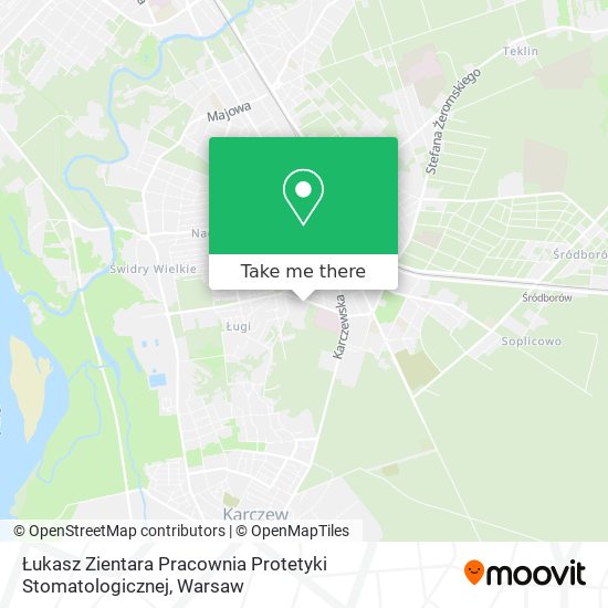 Łukasz Zientara Pracownia Protetyki Stomatologicznej map