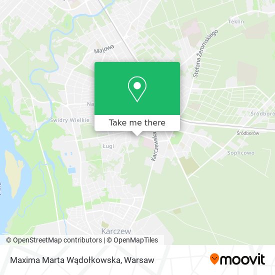 Maxima Marta Wądołkowska map