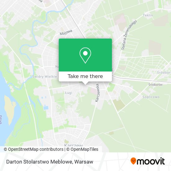 Darton Stolarstwo Meblowe map