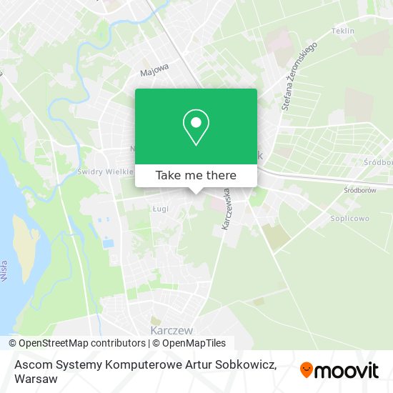 Ascom Systemy Komputerowe Artur Sobkowicz map