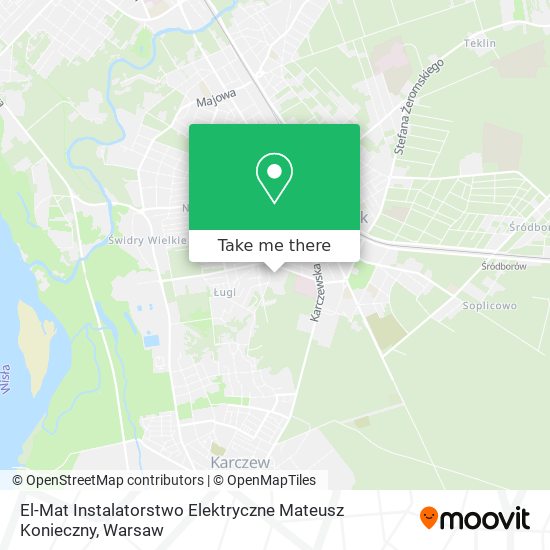 El-Mat Instalatorstwo Elektryczne Mateusz Konieczny map