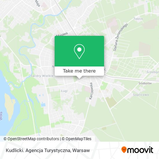 Kudlicki. Agencja Turystyczna map