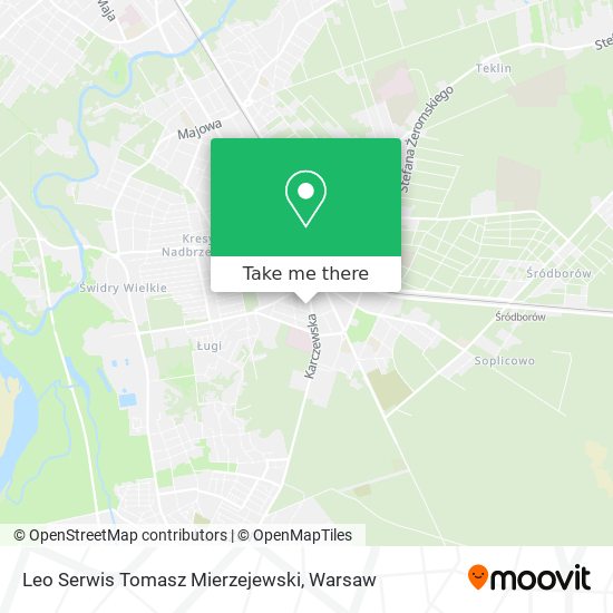 Leo Serwis Tomasz Mierzejewski map