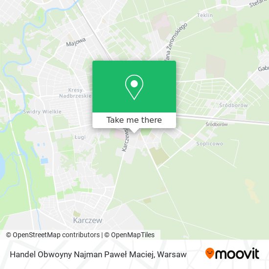 Handel Obwoyny Najman Paweł Maciej map