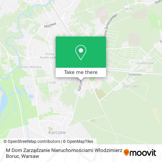 M Dom Zarządzanie Nieruchomościami Włodzimierz Boruc map