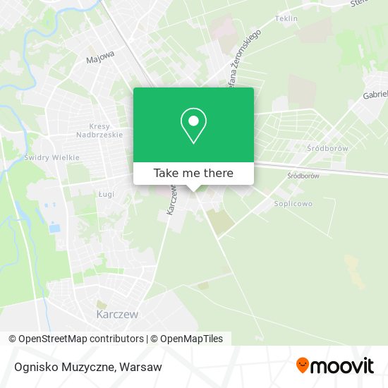 Ognisko Muzyczne map