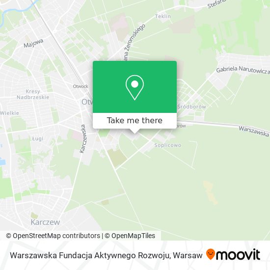 Warszawska Fundacja Aktywnego Rozwoju map