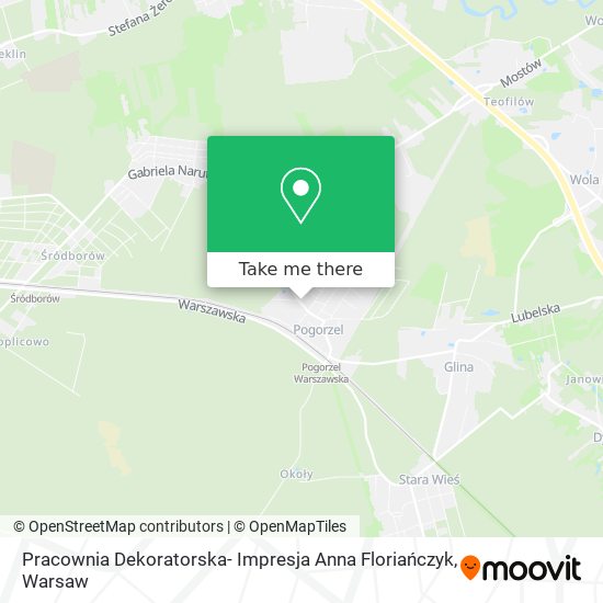 Pracownia Dekoratorska- Impresja Anna Floriańczyk map