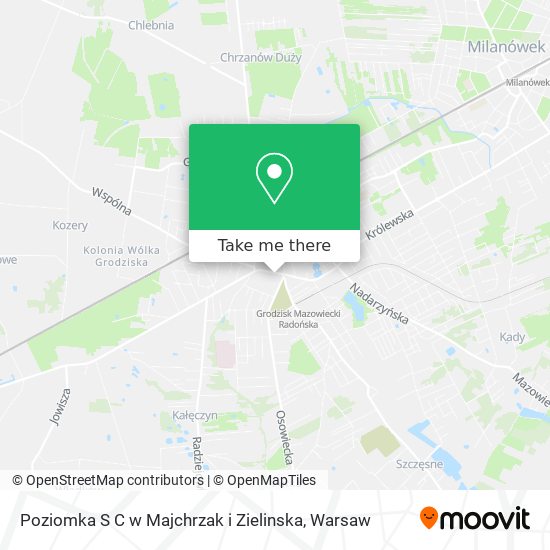 Poziomka S C w Majchrzak i Zielinska map