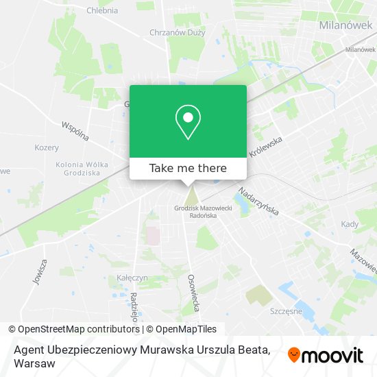 Agent Ubezpieczeniowy Murawska Urszula Beata map