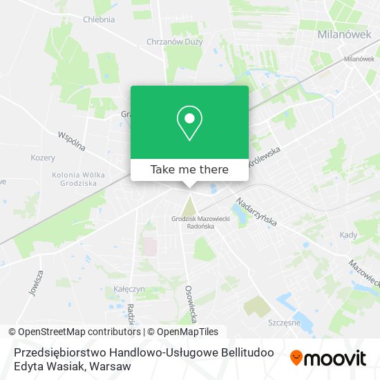 Przedsiębiorstwo Handlowo-Usługowe Bellitudoo Edyta Wasiak map