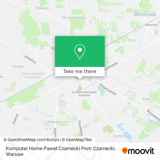 Карта Komputer Home Paweł Czarnecki Piotr Czarnecki