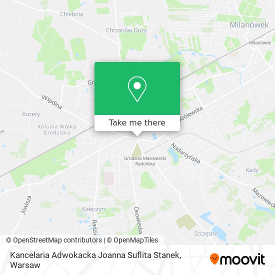 Kancelaria Adwokacka Joanna Suflita Stanek map