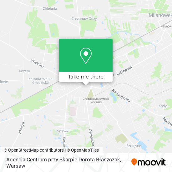 Agencja Centrum przy Skarpie Dorota Błaszczak map