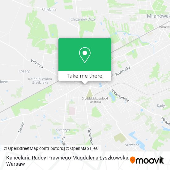 Kancelaria Radcy Prawnego Magdalena Łyszkowska map