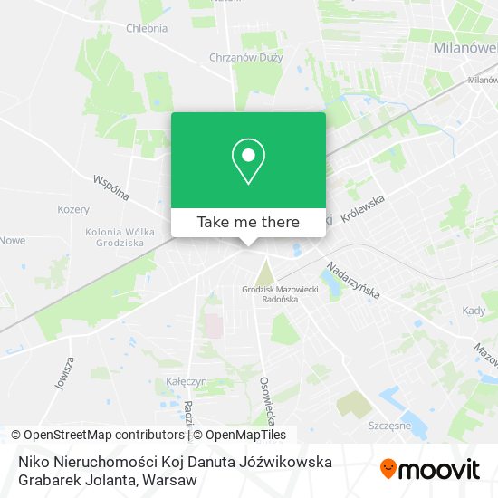 Niko Nieruchomości Koj Danuta Jóźwikowska Grabarek Jolanta map