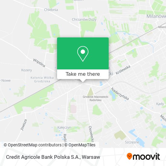 Credit Agricole Bank Polska S.A. map